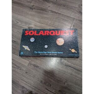 Vintage 1986 Solarquest Space Age Real  Board Game Excellent Condition Complete